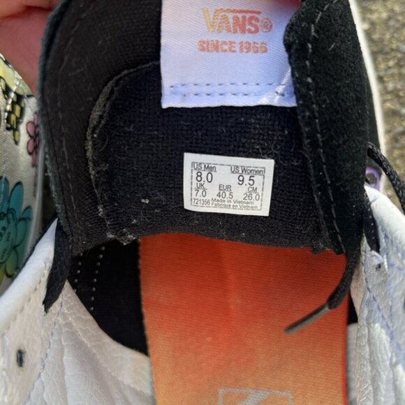 Vans SK8-Hi Cultivate Care Hi top Skate Shoes Sz 9.5 - Picture 7 of 9